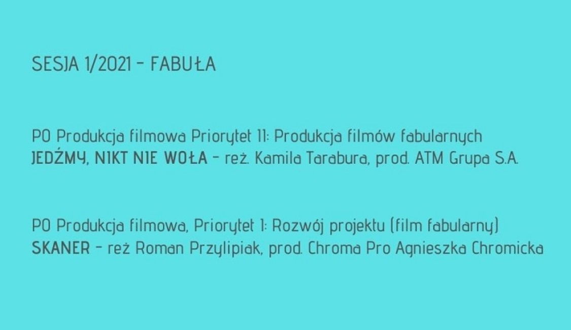 Projekty Kamili Tarabury i Romana Przylipiaka z dofinansowaniem PISF!