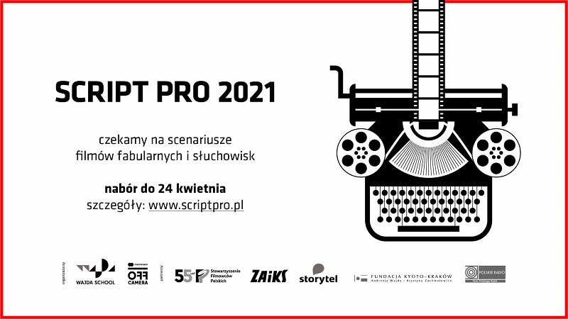 Rusza nabór do kolejnej edycji konkursu scenariuszowego Script Pro 2021