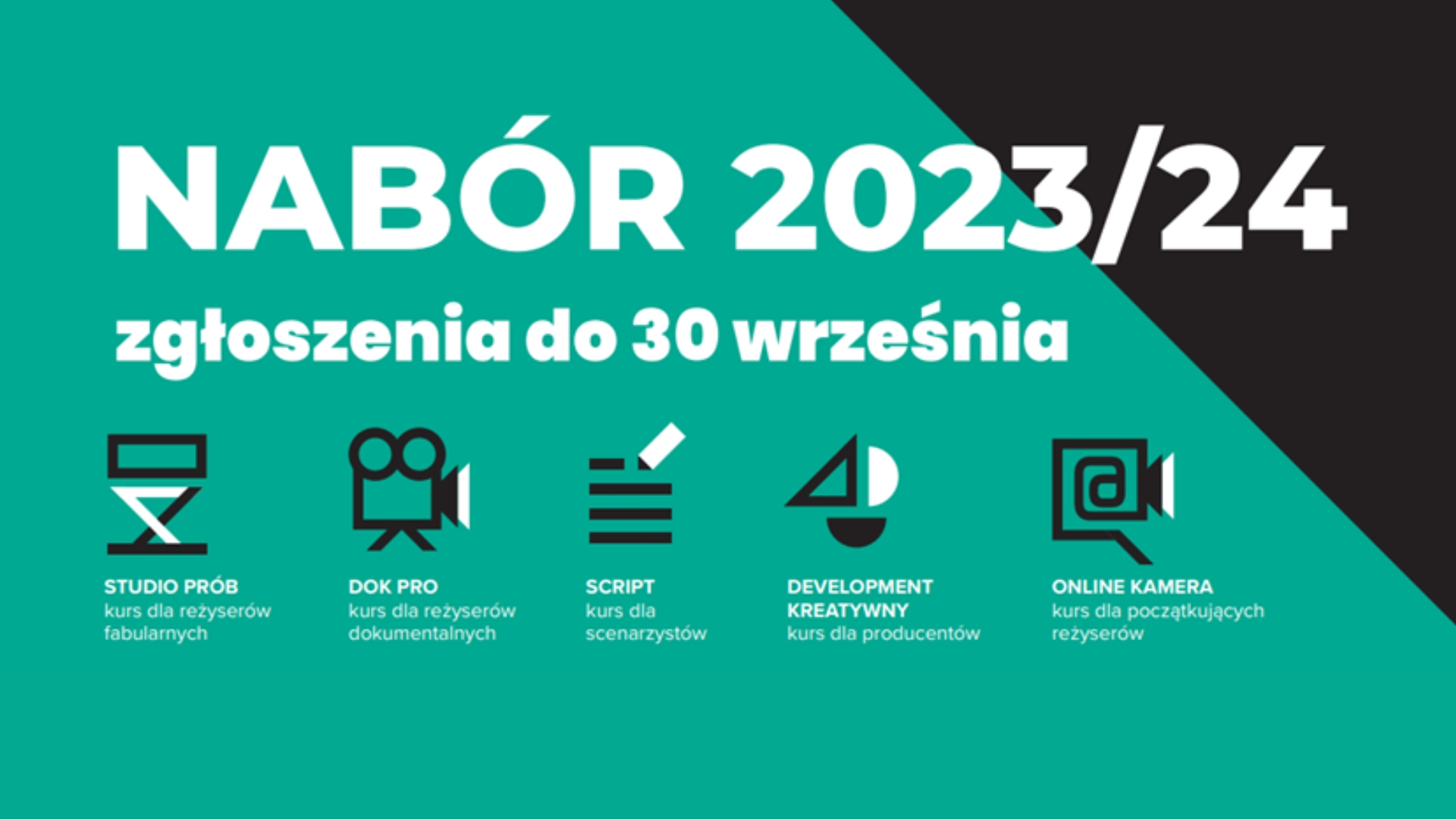 Nabór 2023 w Szkole Wajdy otwarty!